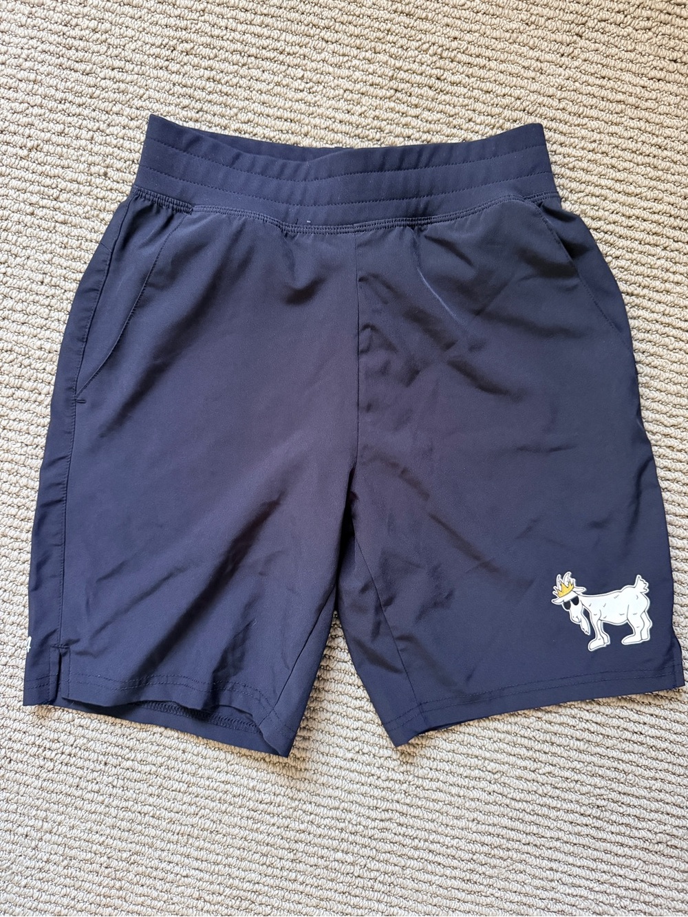GOAT YL Black athletic shorts